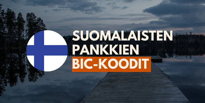 Suomalaisten pankkien BIC koodit